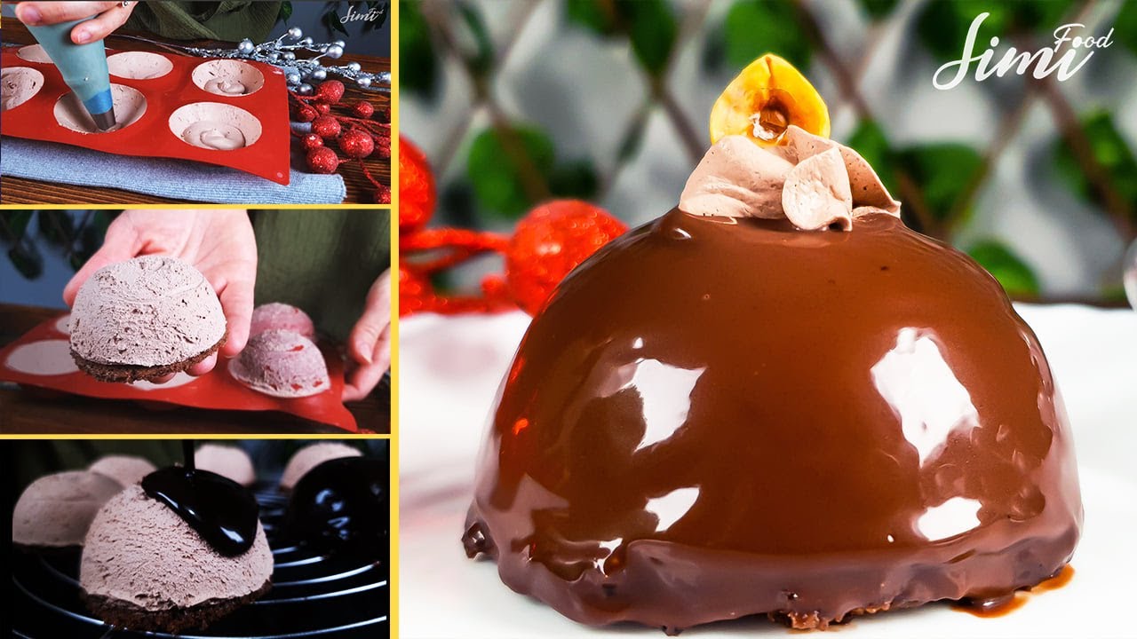 Купол шоколадного мусса с хрустящей карамелью из фундука! Удивительный вкус