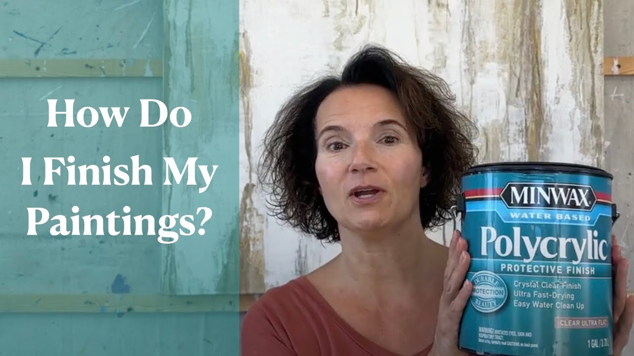 How I varnish my paintings (My favorite product & technique)