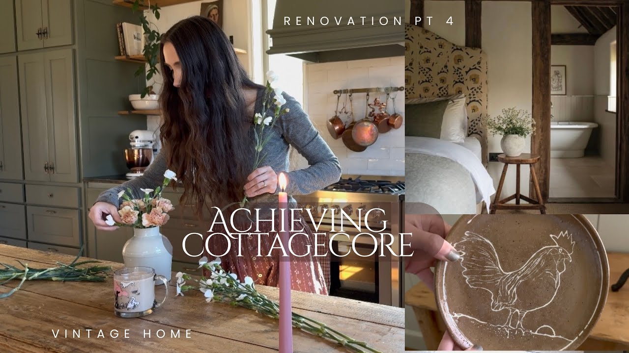 You can have authentic cottagecore on a budget | Tiny Room Renovation | Valentine’s Day