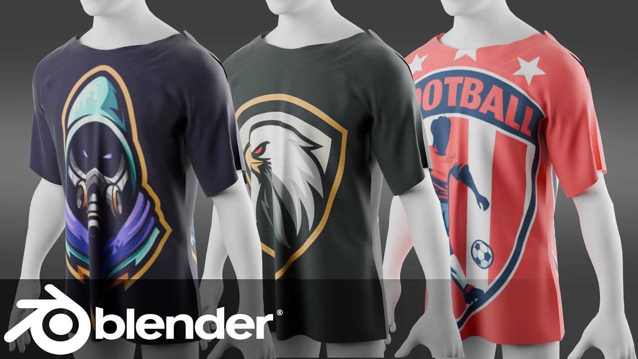 Put Your Logo On A Shirt: Blender Tutorial