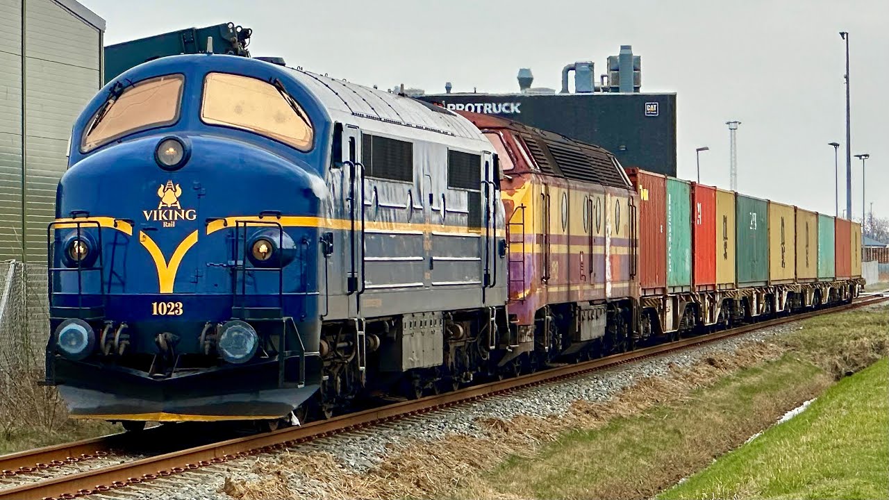 Første Viking Rail godstog til Aalborg Portland