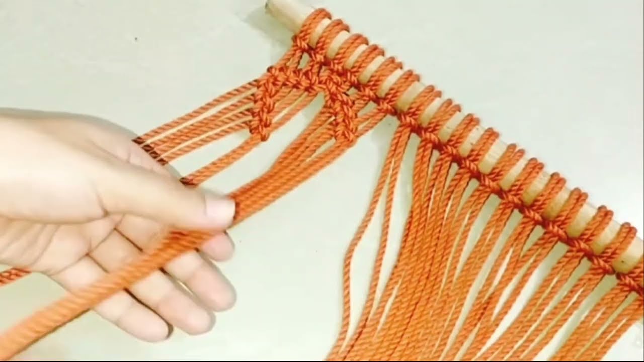 Macrame - Macrame Wall Hanging Tutorial -  Macrame Wall Hanging