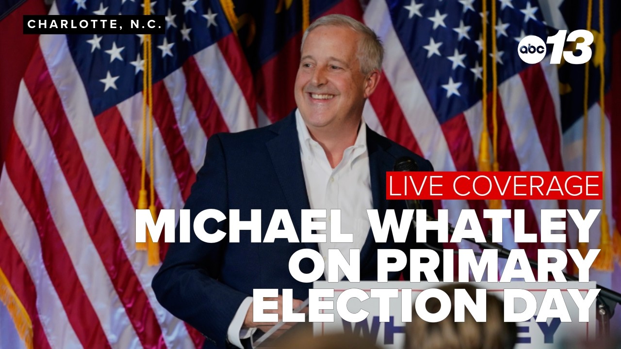 U.S. Senate Candidate Michael Whatley on primary Election Day
