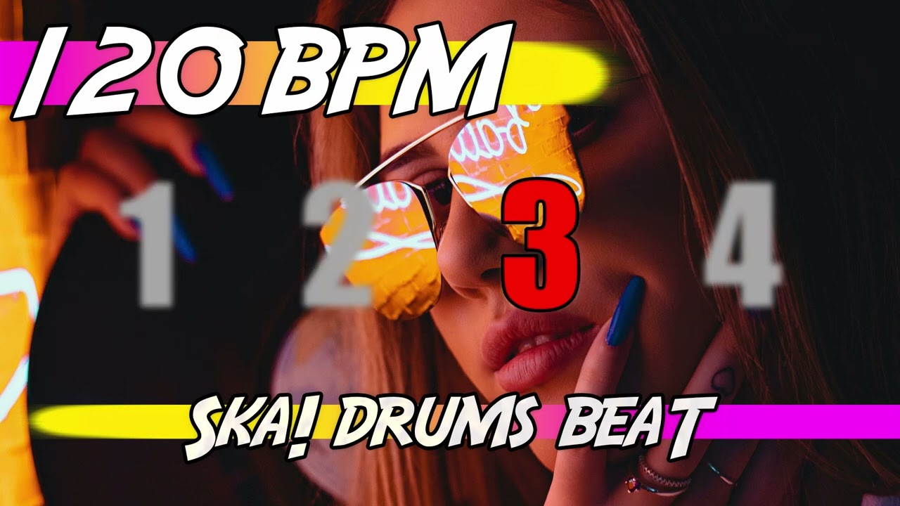 ✅ 120 BPM Ska Drums Beat 🥁 Ten minutes of backing track