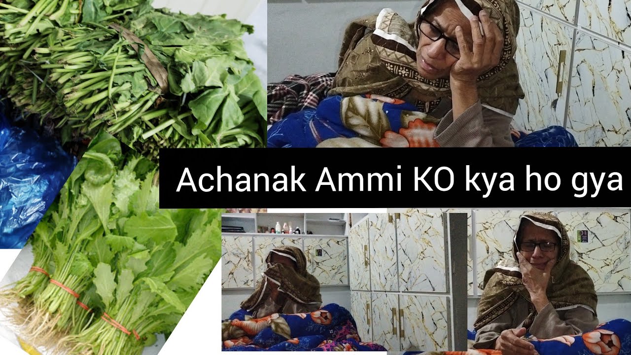 Aaj Banaya Saaag🌿🥘#Achanak Ammi KO kya ho gya😒😱#