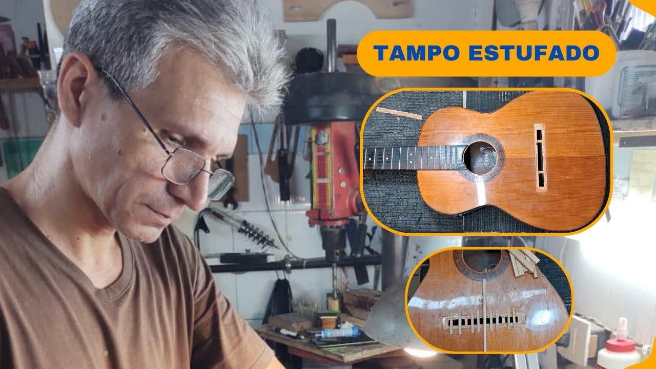 Violão Giannini.Tampo estufado.