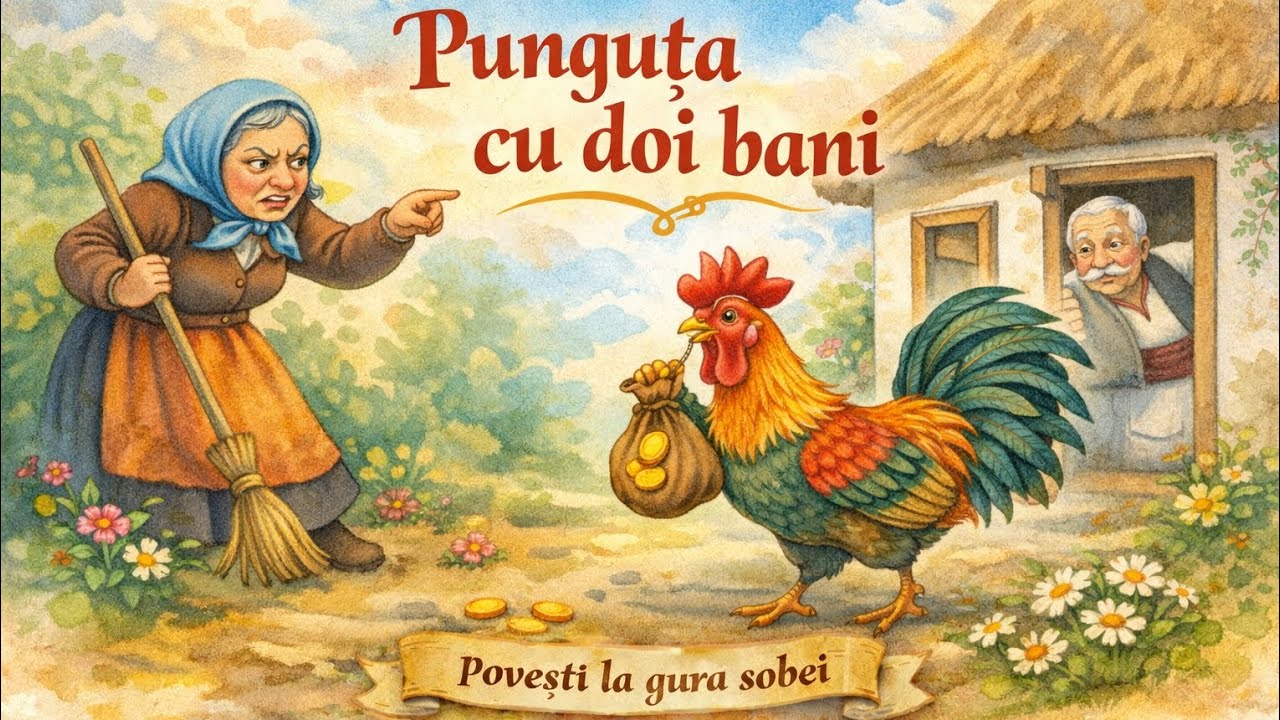 Punguța cu doi bani - Ion Creangă (audio) Povești la gura sobei 