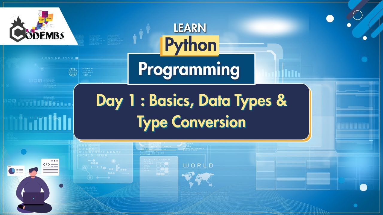 Learn Python from Scratch – Day 1: Basics, Data Types & Type Conversion (Hindi/English)