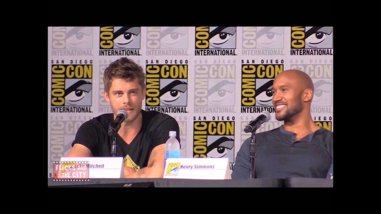 Agents of S.H.I.E.L.D. Comic-Con 2015 Panel - All moments with Luke Mitchell