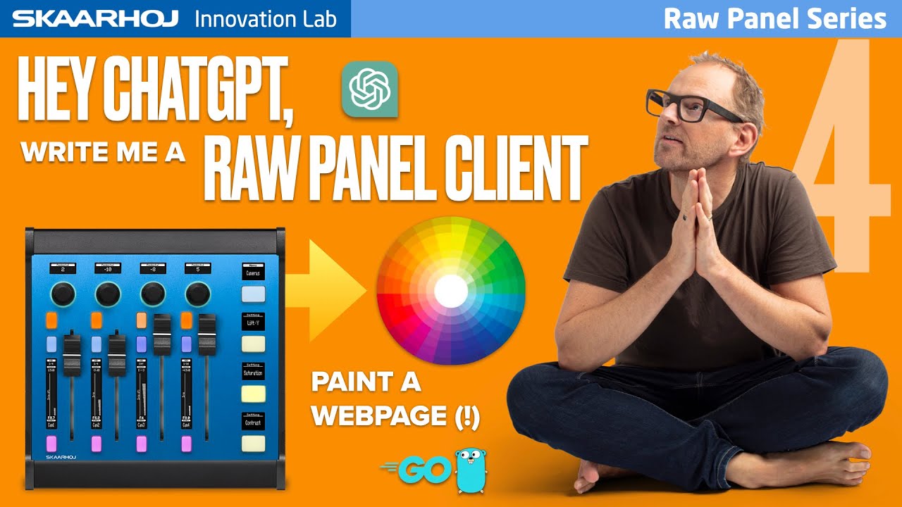 Color Grading with ChatGPT and SKAARHOJ Raw Panel on Wave Board Mini