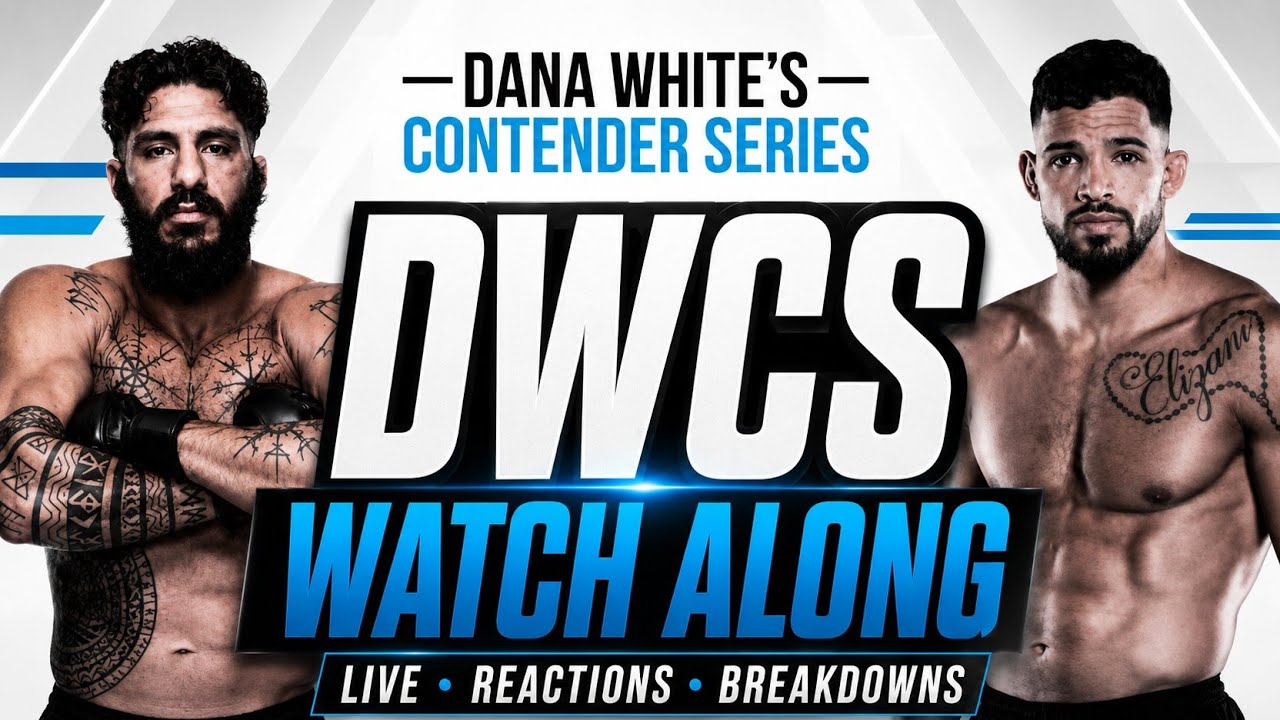 Dana White Contender Series LIVE | DWCS Fight Companion Season 10 (Watch Along Live Reactions)