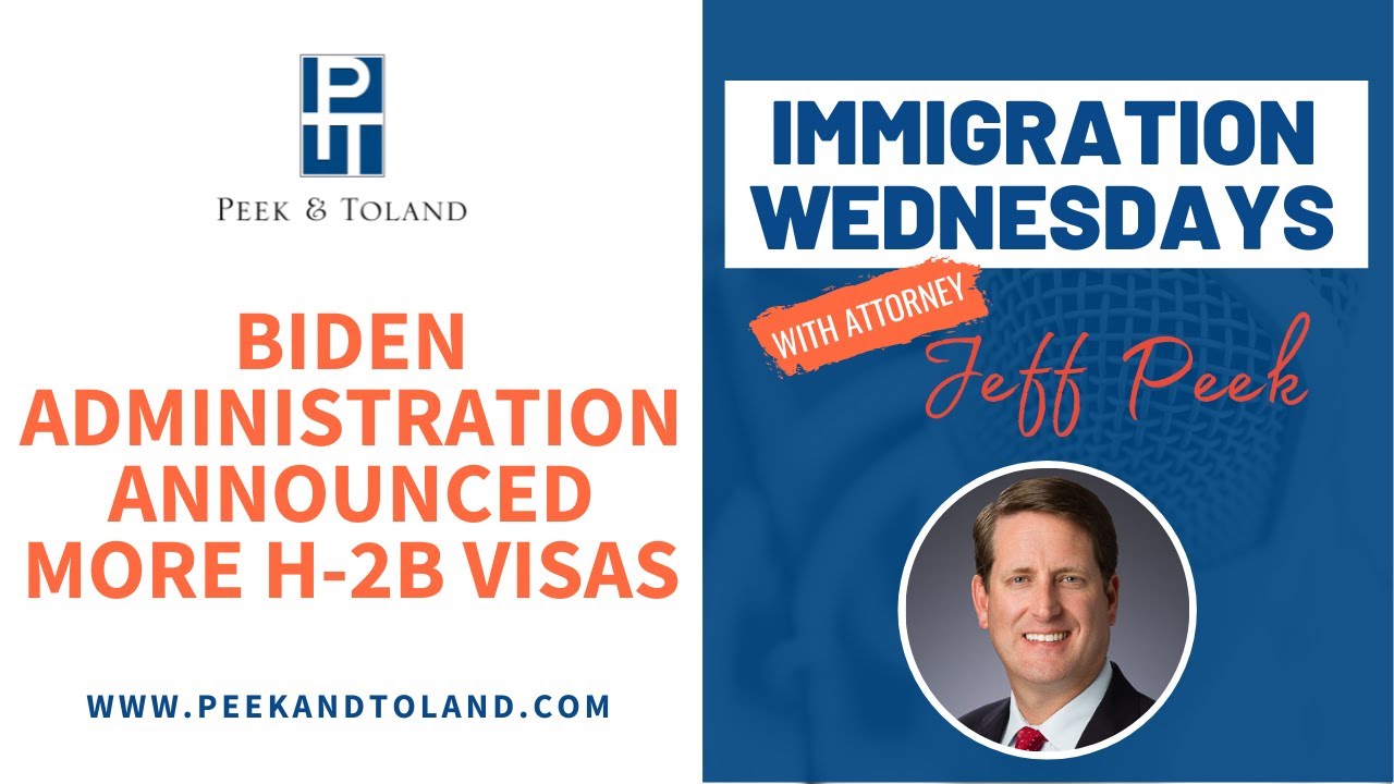 H2B Visa 2021 Update: Biden Administration Announced More H2B Visas