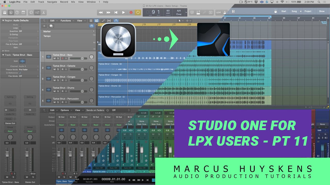 LPX Drum Machine Designer vs Studio One Impact XT - #StudioOne for #LPX Users - Part 11