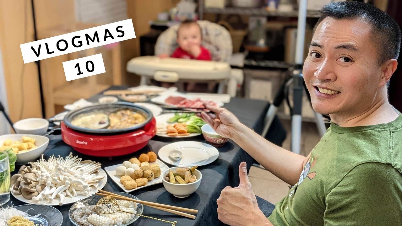VLOGMAS 10 - LES COULISSES DU TOURNAGE DE LA RECETTE DE FONDUE CHINOISE (HOP DANS LE WOK)