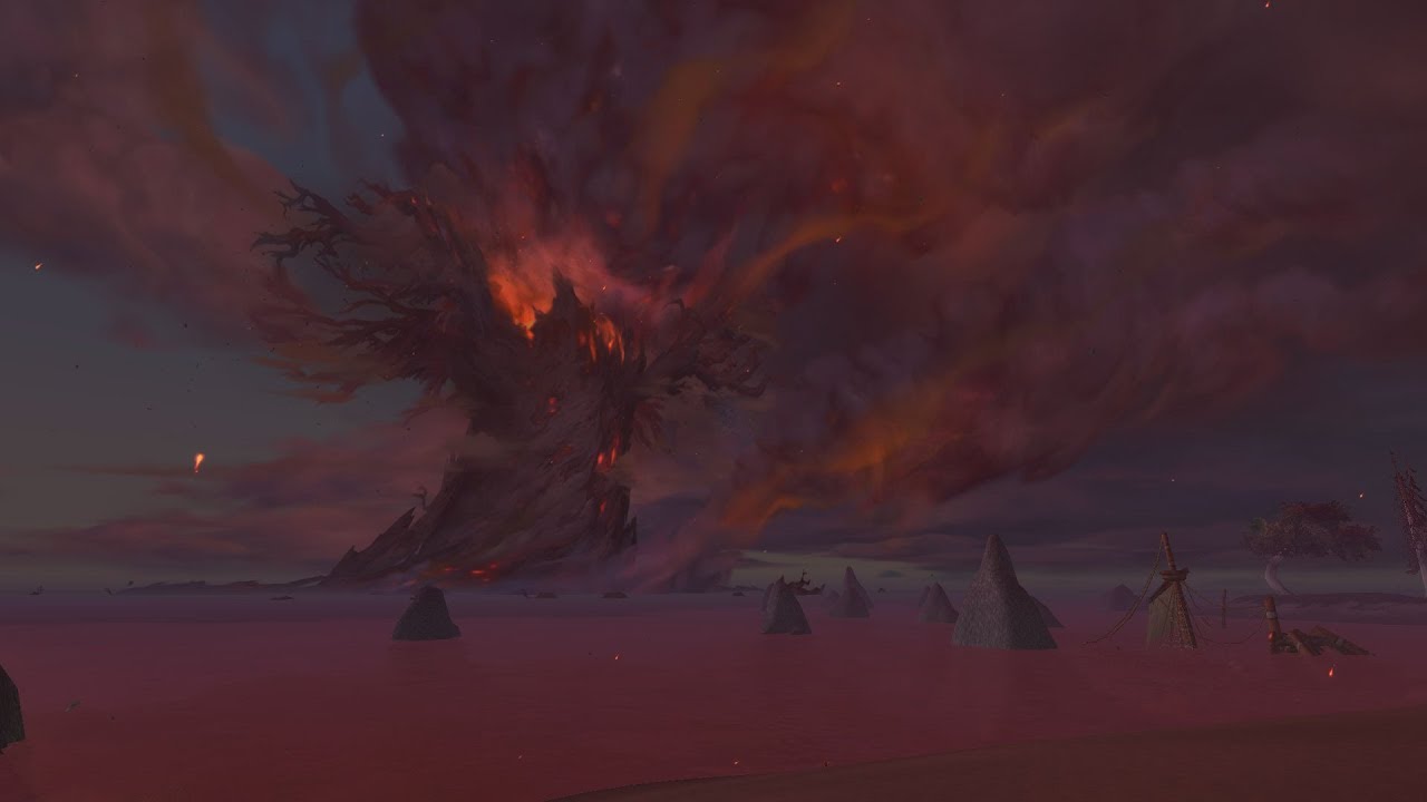 Exploring Darkshore after the burning of Teldrassil