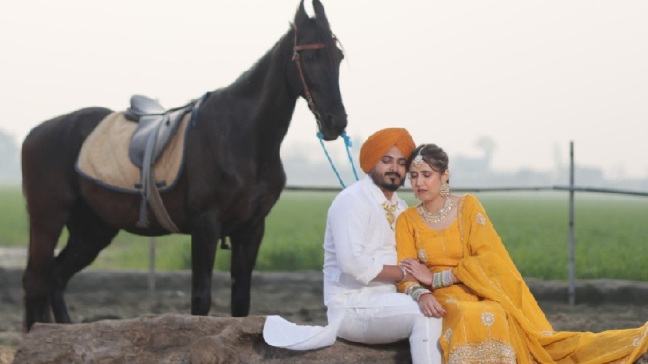 Live wedding ceremony/Harkamalpreet Singh 💞Muskaanpreet Kaur/Lakhy studio Ghanauri kalan M7526881700