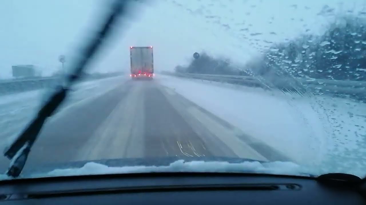 Autofahrt im Winter ❄️🚙von Rothenschirmbach nach Niederröblingen 🙂👍