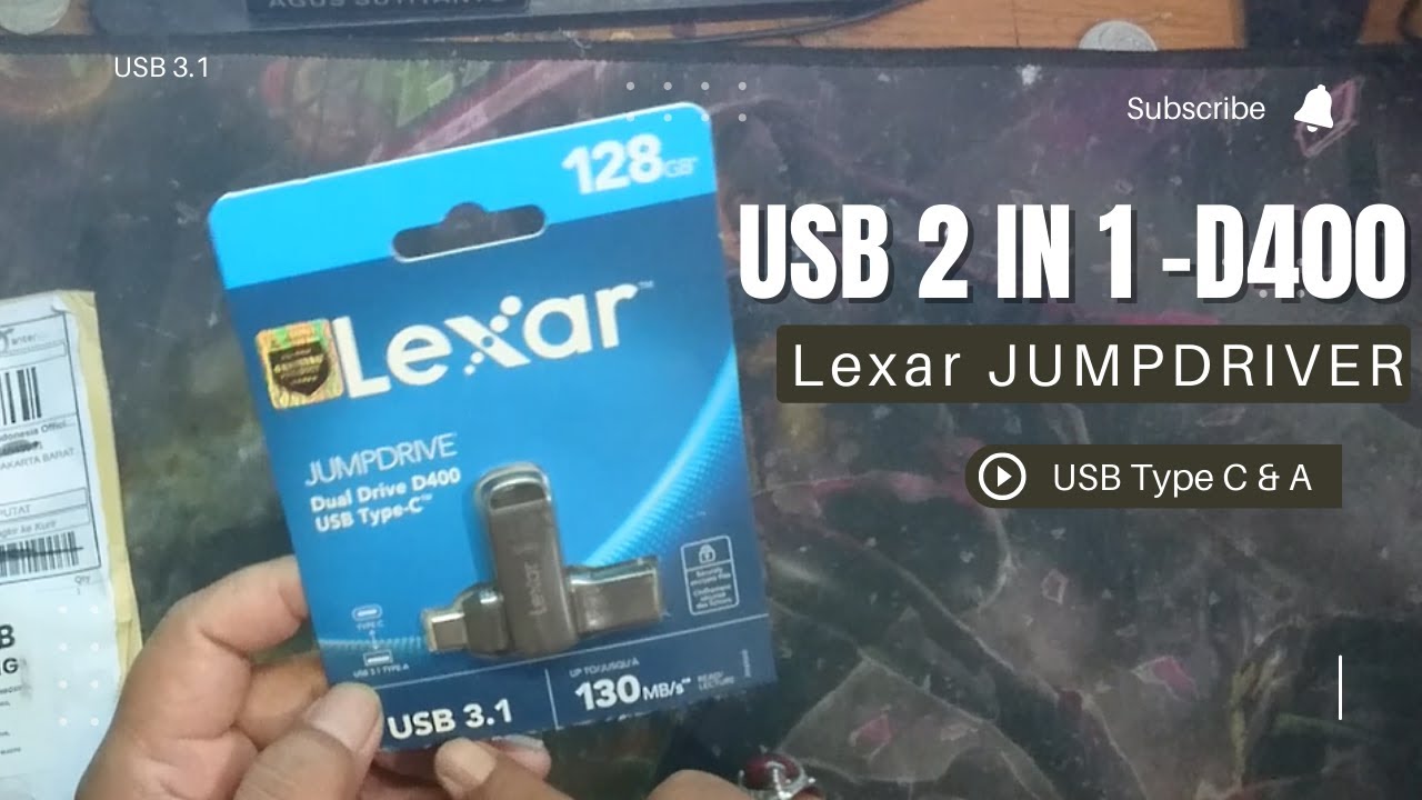USB DUAL DRIVE LEXAR D400 128GB