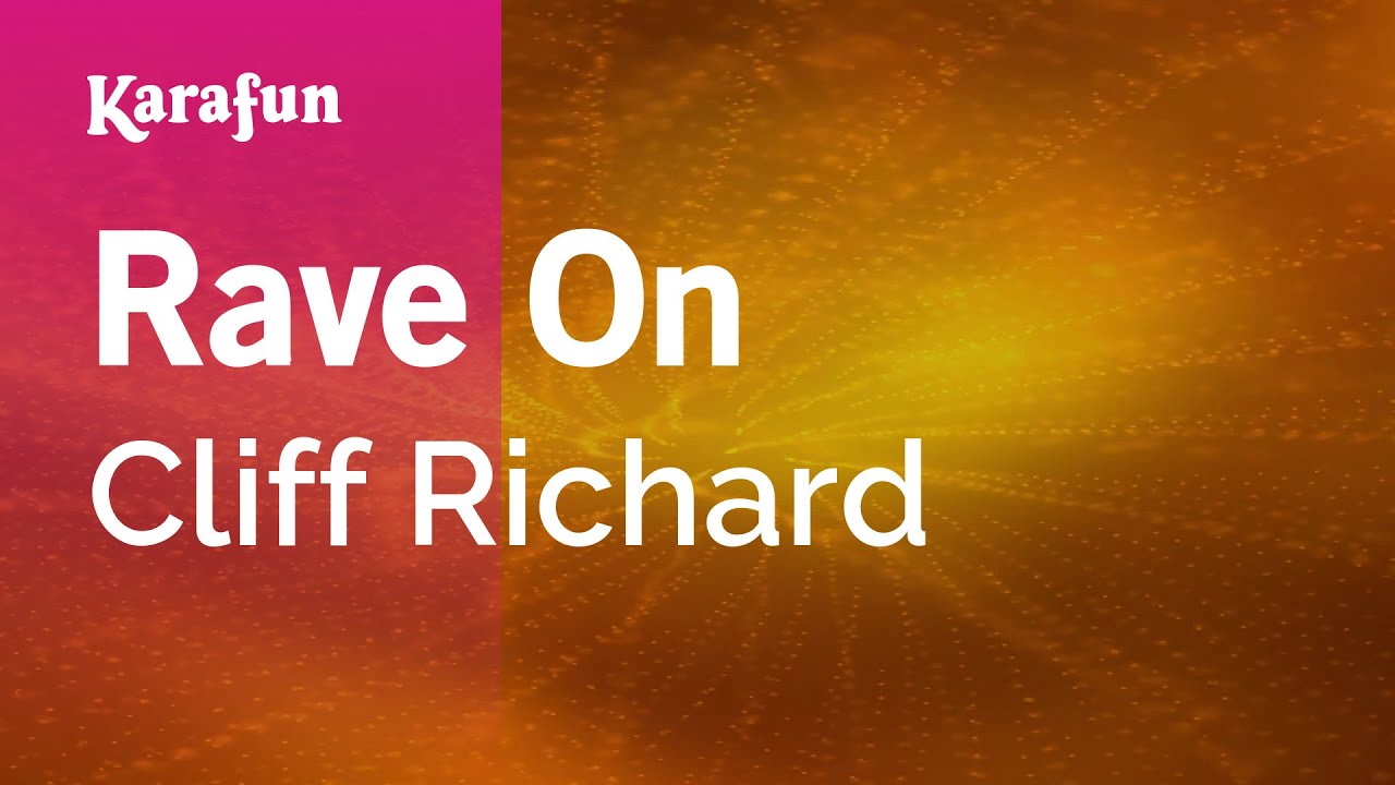Rave On - Cliff Richard | Karaoke Version | KaraFun