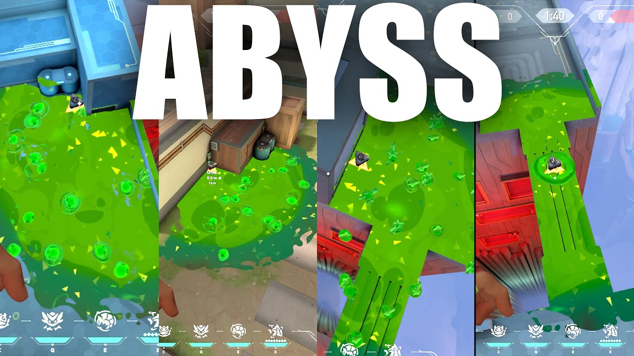 Best Gekko Lineups for Abyss | Easy & Quick Lineups | Valorant Guide | TheSomnathOP