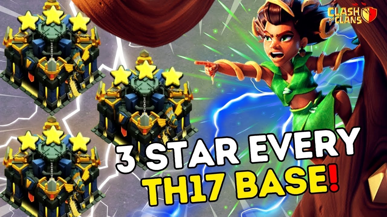 3 Star Every TH17 Base with RC TRICK + Root Rider Spam Attack Strategy | Clash of Clans