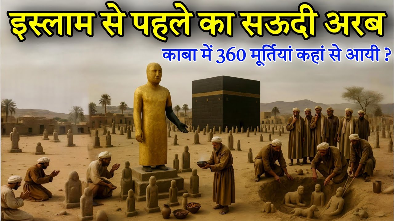 “Islam Se Pehle Ka Arab Kaisa Tha? Kaba Mein 360 Murtiya Kaha Se Aayi Thi?”