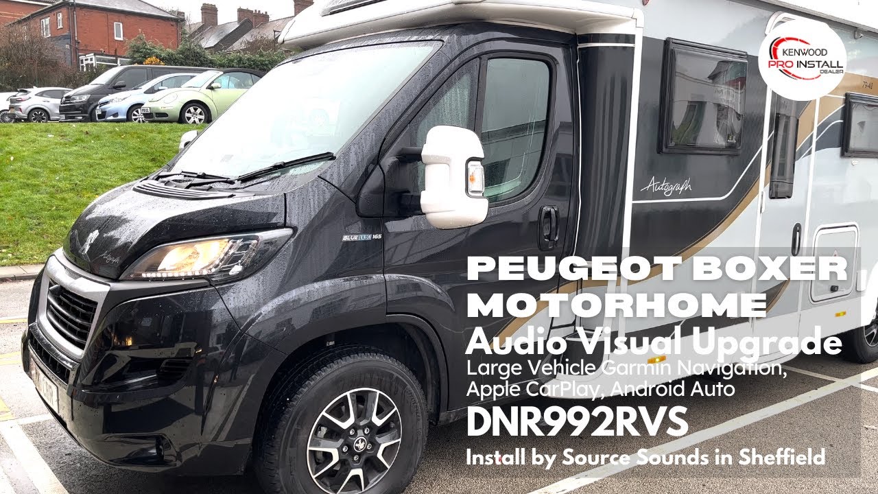 Peugeot Boxer Gets GPS Navi System Built for Motorhomes DNR992RVS Wireless CarPlay, Android Auto