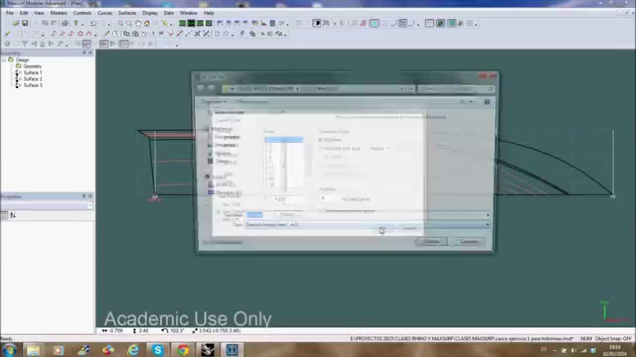 VIDEOTUTORIAL 1 INTRODUCCION AL MAXSURF MODELER