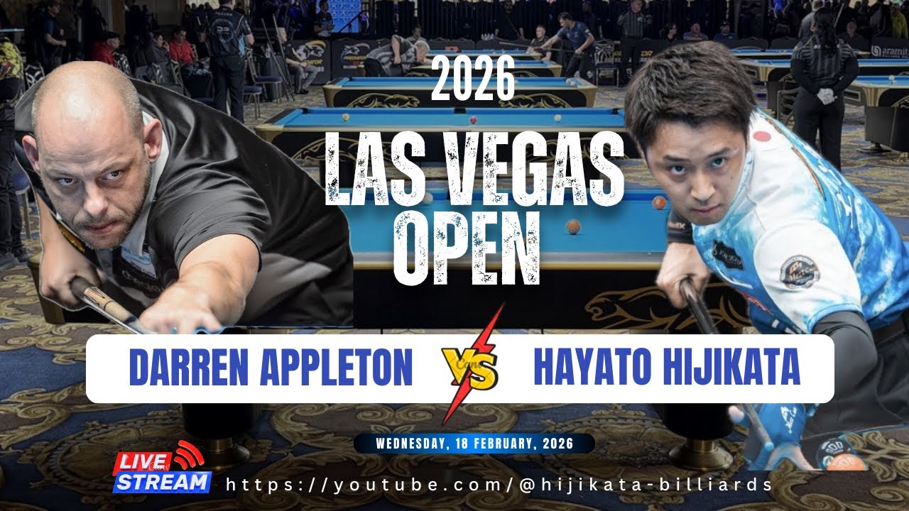 DARREN APPLETON🇬🇧vs🇯🇵HAYATO HIJIKATA〜LAS VEGAS OPEN 2026〜