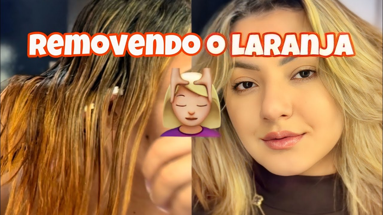 COMO TIRAR O ALARANJADO DO CABELO DESCOLORIDO EM CASA (FÁCIL E RÁPIDO!)