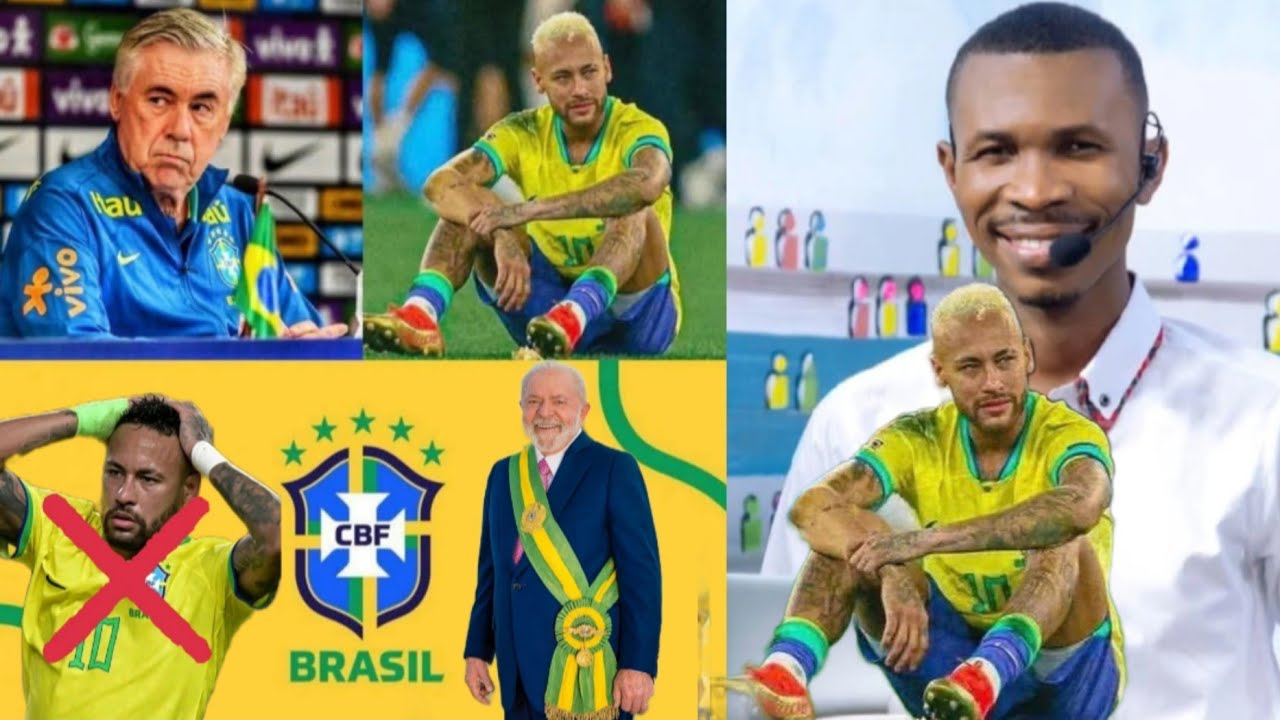 LIS JWÈ BRÉSIL TONBE ANCELOTTI PA KONVOKE NEYMAR, MEN REZON, SE GRAV POU NEYMAR. 