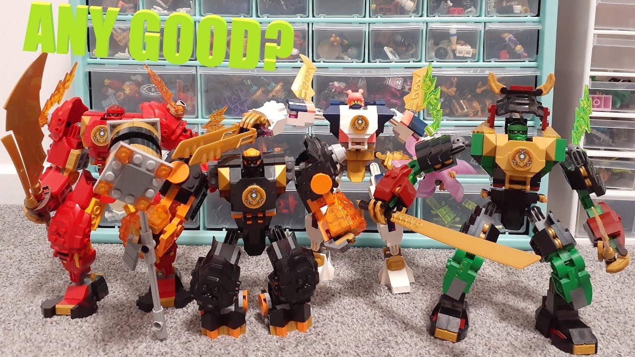 Are These Mechs Any Good? | LEGO NInjago Dragons Rising Elemental Mechs Review