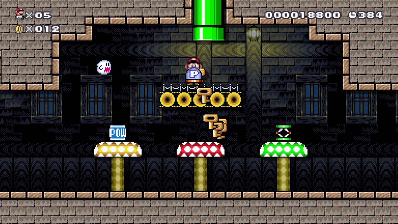 Super Mario Maker 2: Story Mode Level (9 The Keymaster) [1080 HD]