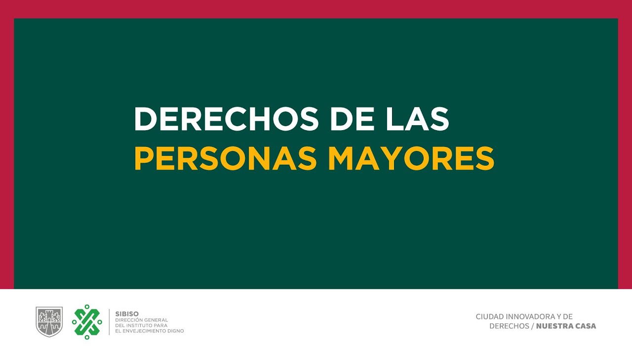 Derechos de las Personas Mayores
