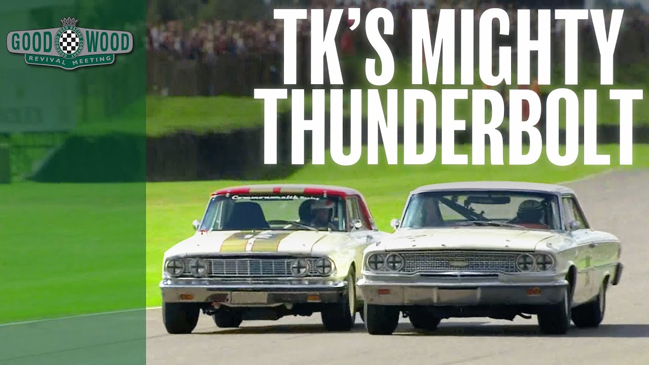 Mighty 7.0-litre Ford Fairlane Thunderbolt carves through the field