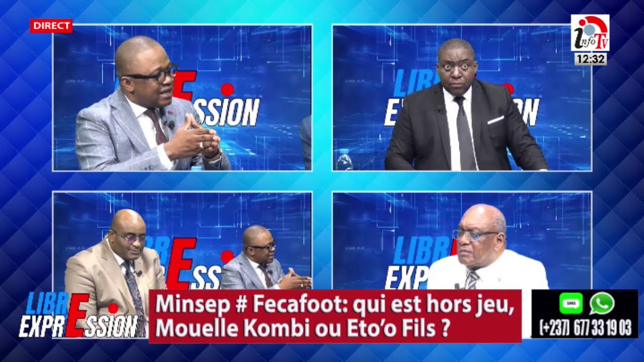 MINSEP # FECAFOOT : QUI EST HORS JEU, MOUELLE KOMBI OU ETO'O FILS ? LIBRE EXPRESSION DU 24 AOÛT 2025
