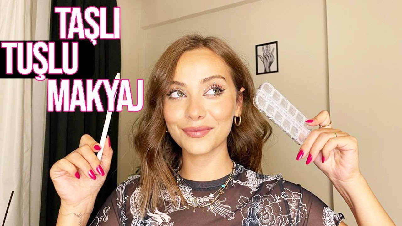 BİRLİKTE YAPALIM! TAŞLI MAKYAJI NASIL YAPIYORUM?