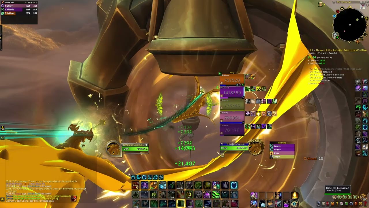 DOTI: Murozond's Rise 21+ Resto Druid | Dragonflight S3 Mythic Plus Wow 10.2