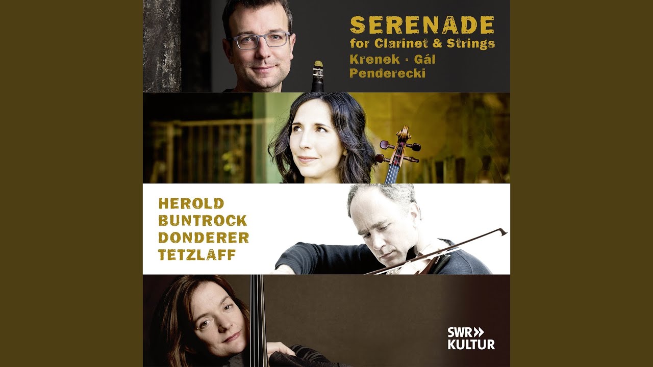 Gál: Serenade for Clarinet, Violin and Cello, Op. 93: II. Burletta. Vivace ma non troppo