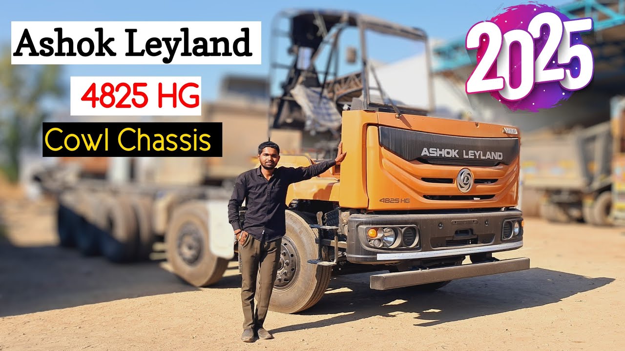 Ashok Leyland 4825 HG | Cowl Chassis Truck | 16 Wheel, 2025, Detail Review Video