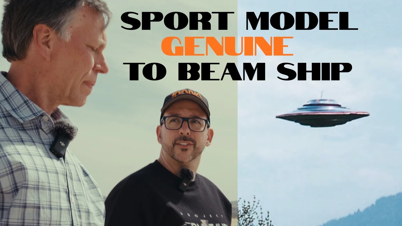 Модель Bob Lazar SPORT MODEL, оригинальная модель корабля BEAM SHIP Билли Мейера 1975 года.