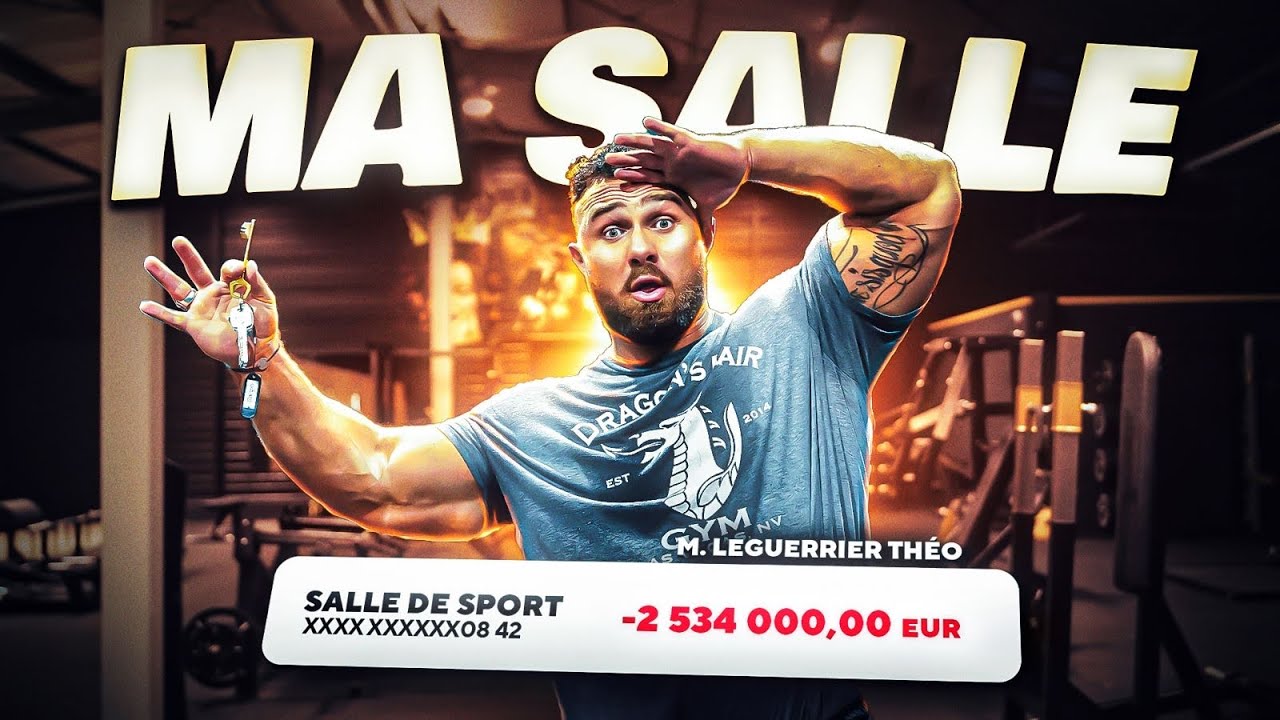 J'OUVRE MA SALLE DE SPORT (unique en Europe)