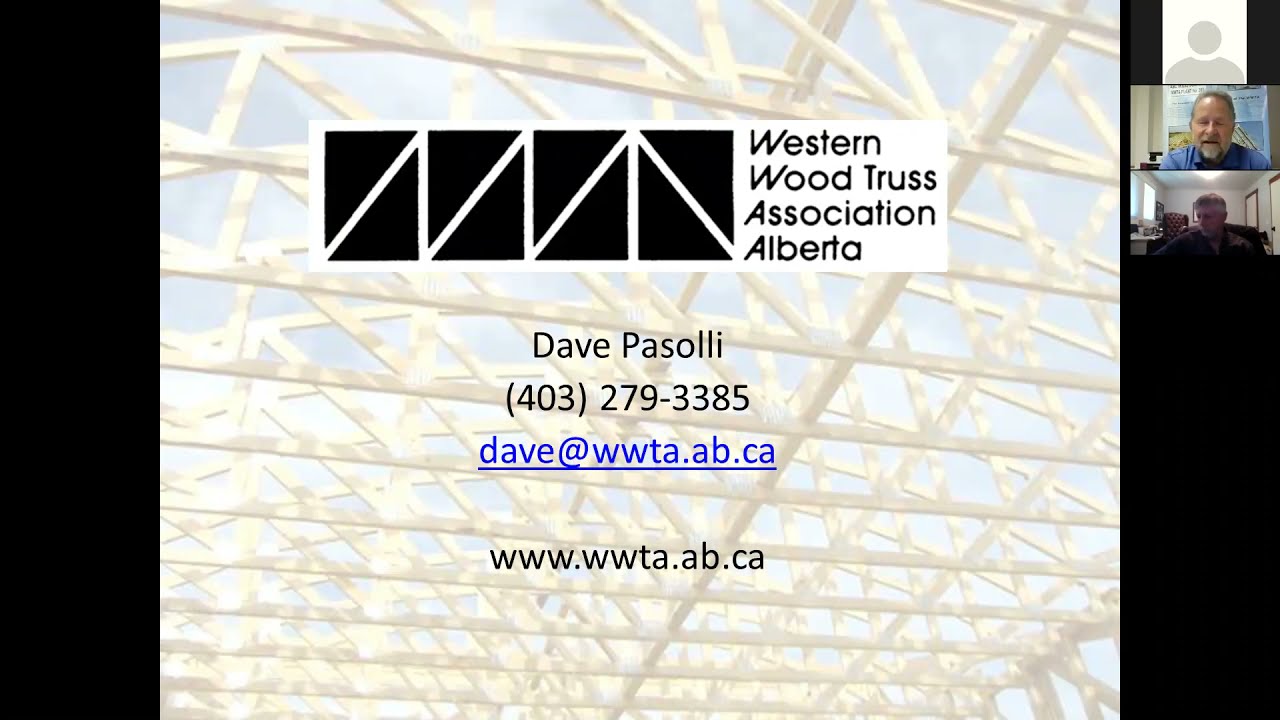 Wood Truss Construction Webinar