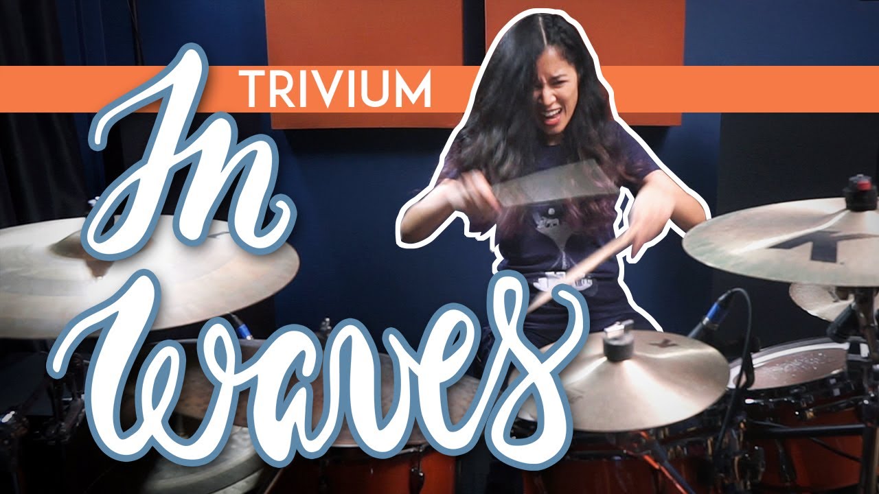 Trivium - In Waves (drum cover by Christal)