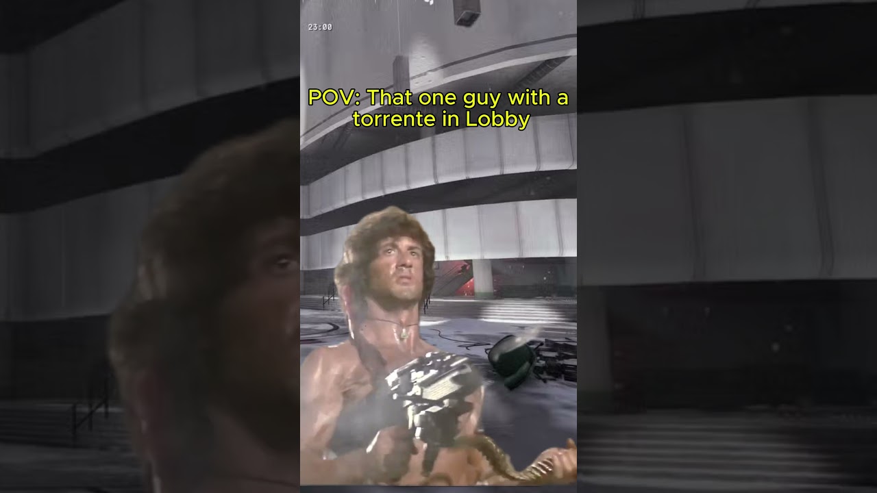 POV: That one guy with a torrente in Lobby