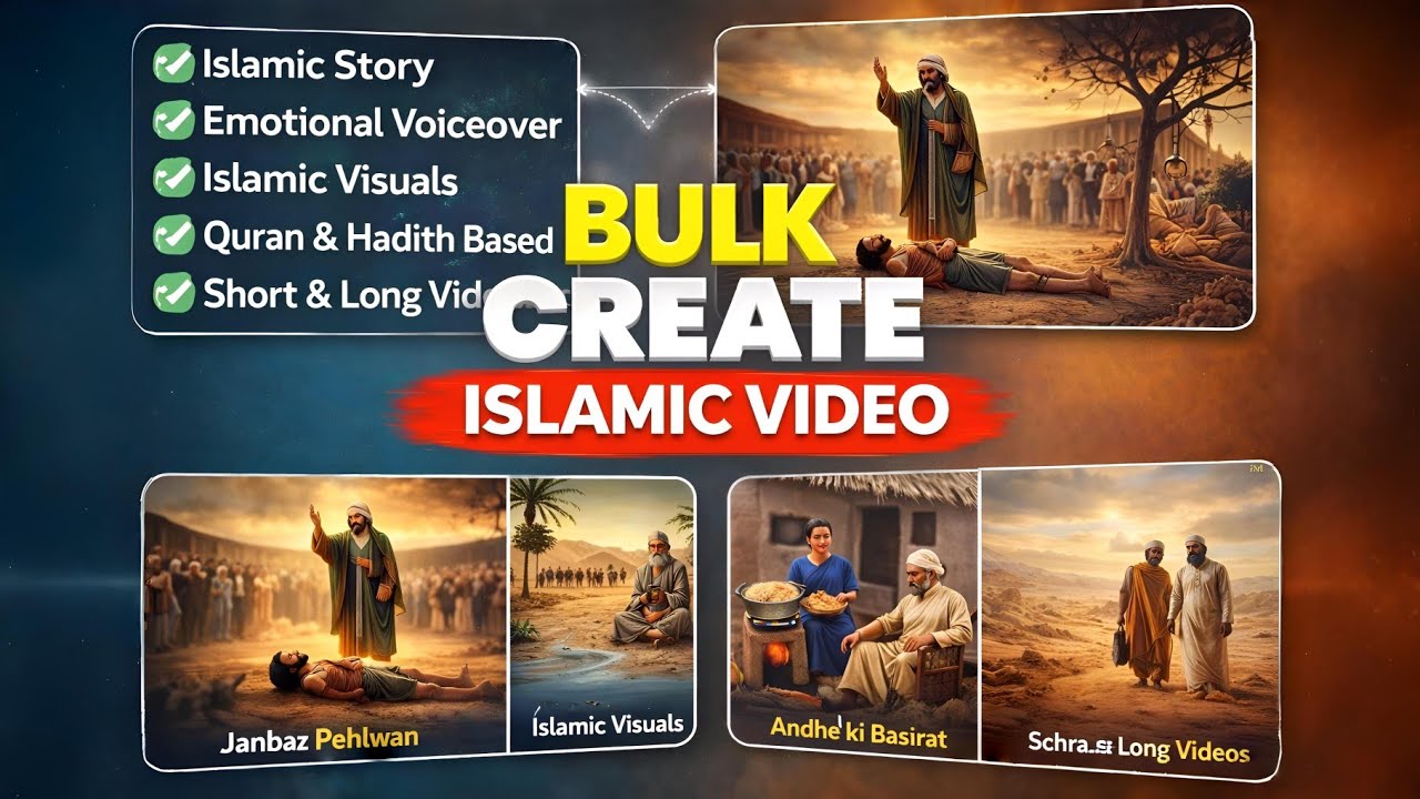 Islamic Videos Kaise Banaye | Islamic Story Video Kaise Banaye | How To Make Islamic Videos