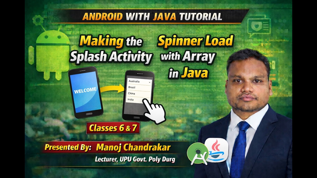 MAD lab 6 and 7 Splash Activity and Spinner