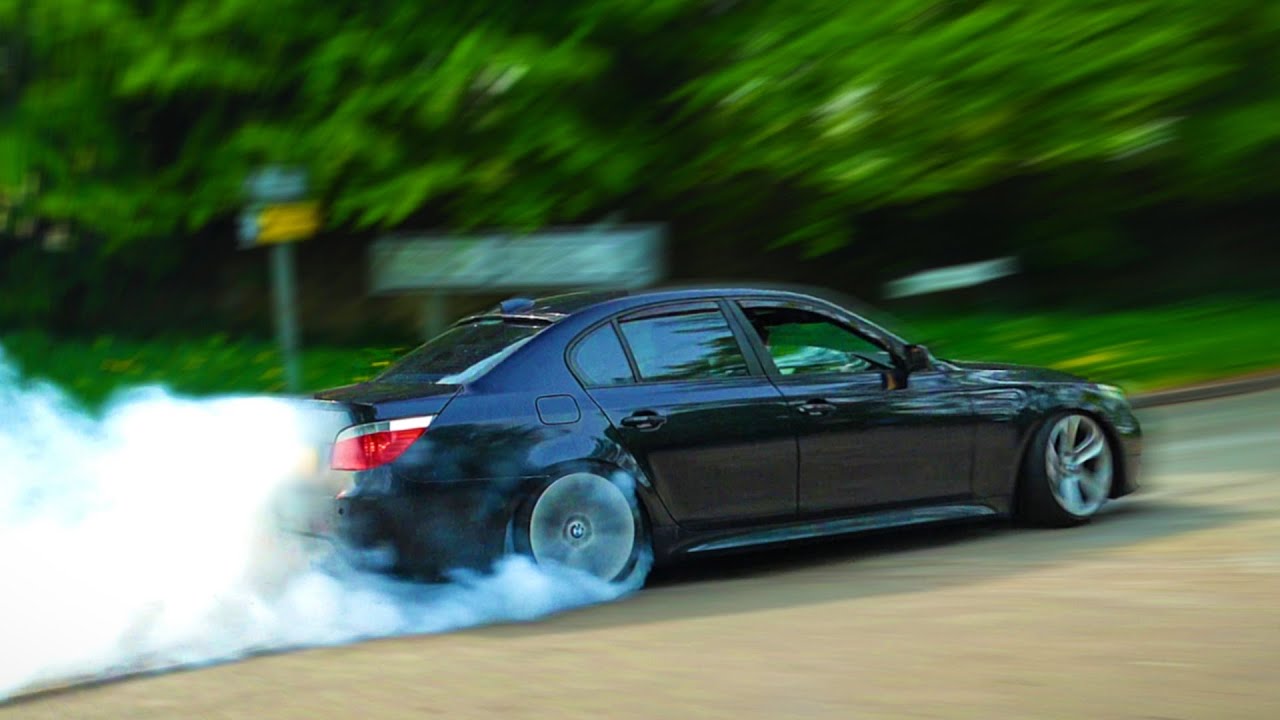 Cars SEND IT Leaving a Car Show FAST! - MSB Pull Up At Santapod!