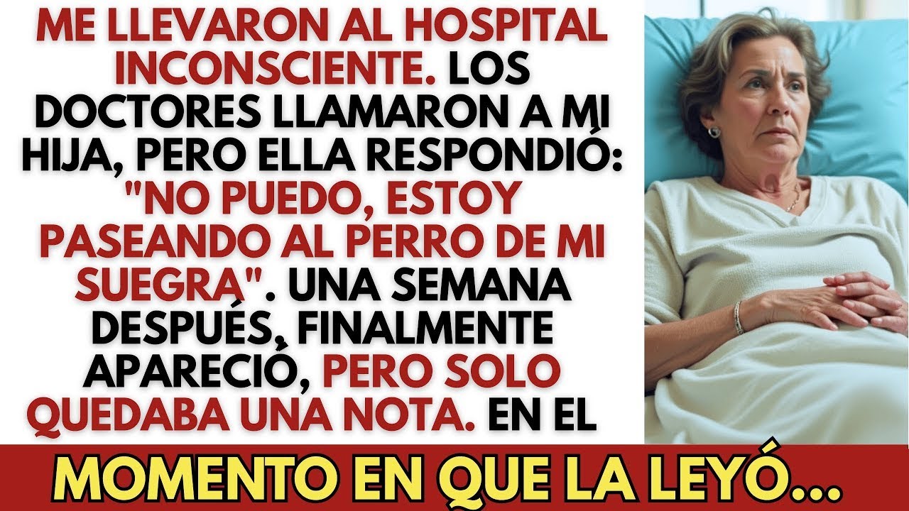 Mi hija prefirió al perro de su suegra antes que mi vida — Entonces dejé una carta