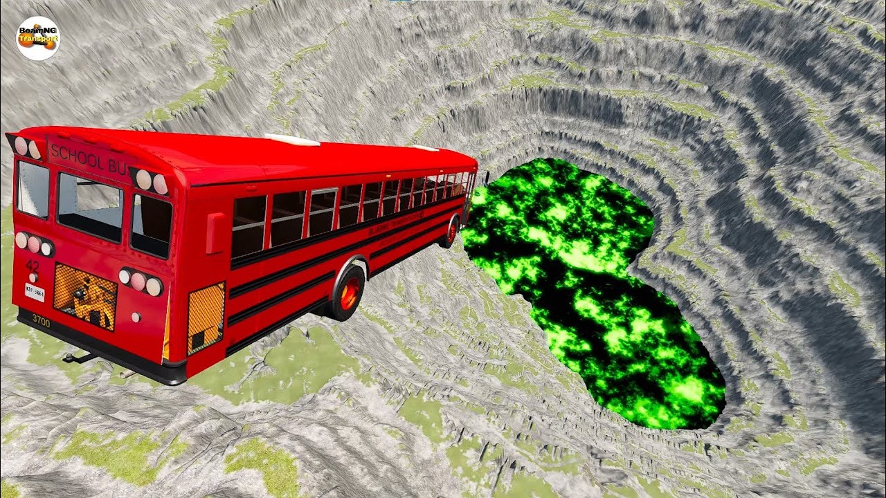 School Bus Crashes & Jump 31 | BeamNG.Drive